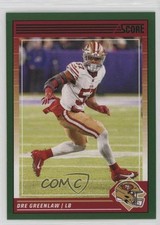 2024 Score Green Dre Greenlaw #250 14dq