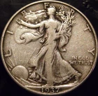 1937-D Walking Liberty Half Dollar Choice Original VF