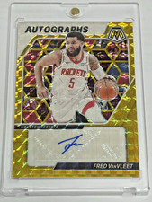 2023-24 Panini Mosaic Autographs - Fred VanVleet - #AM-VLE Rockets Gold /10
