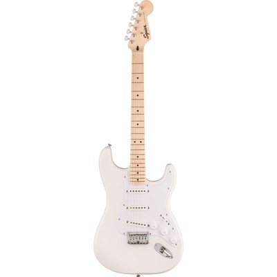 Squier Stratocaster HT MN Arctic White - E-Gitarre
