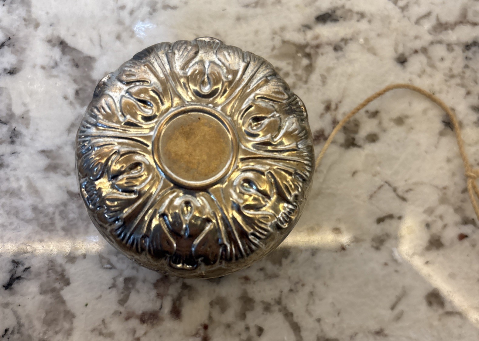 Towle Vintage Toy YoYo Silverplated With Original Box Bandalore nostalgia