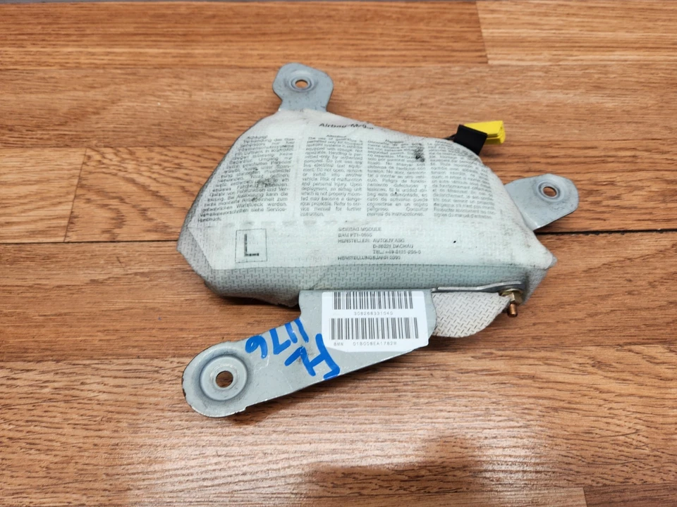 ✅ Módulo bolsa de aire airbag puerta delantera izquierda del lado del conductor OEM BMW E39 530 540 M5 Foto 2 de 4