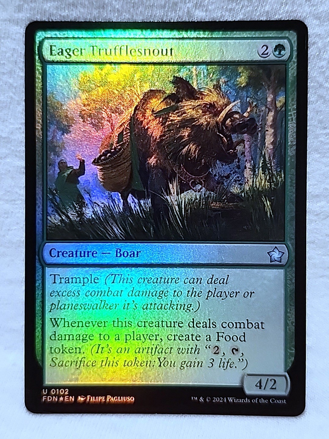 Eager Trufflesnout 0102 Foil Uncommon Foundations Magic: The Gathering