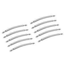 10pcs 20mm Watch Curved Spring Bar Pin Set 1.8mm Dia Stainless Steel Band Pin