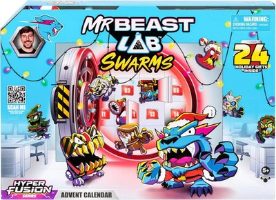 Moose Toys 300345 - MrBeast Lab Swarms Hyper Fusion Adventskalender, Series 3