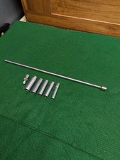 MAC Tools 1/4" Drive SAE Sockets, 14" Extension and Universal