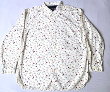 Tommy Hilfiger Men s Shirt XXL Floral Pattern Long Sleeve Button Up Cotton