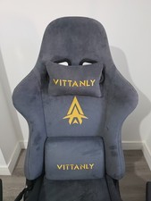 Vittanly Gaming Chair with Footrest, Headrest & Lumbar Support