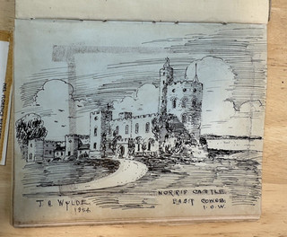 Isle of Wight History Norris Castle Visitors Autograph Book Original Art WW1 WW2