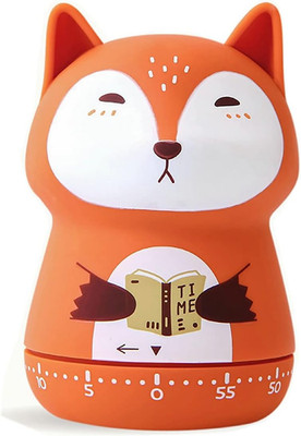 Mechanical Kitchen Timer, Cute Animal Wind up 60 Minutes Manual Countdown for Ki