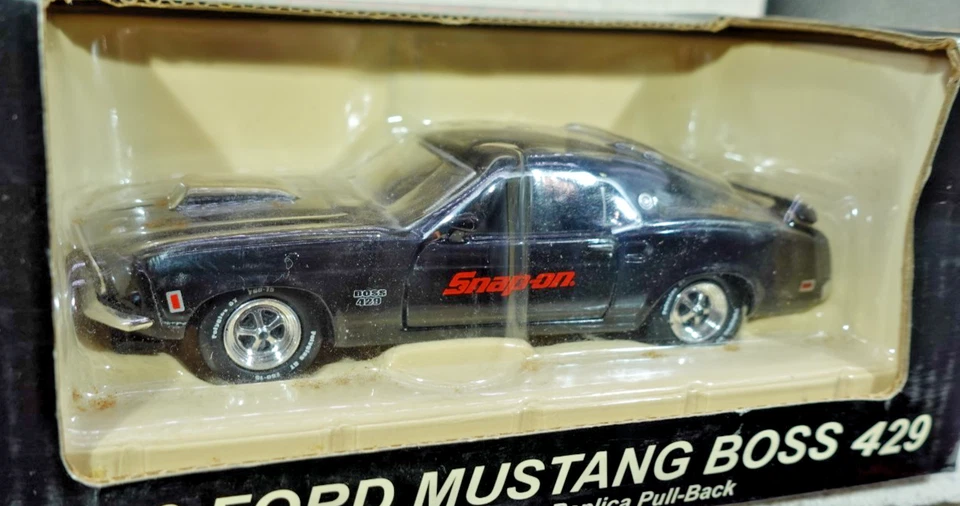 Ford Mustang Boss 1969 Crown Premiums Snap-On 429 1/38 Foto 3 de 3