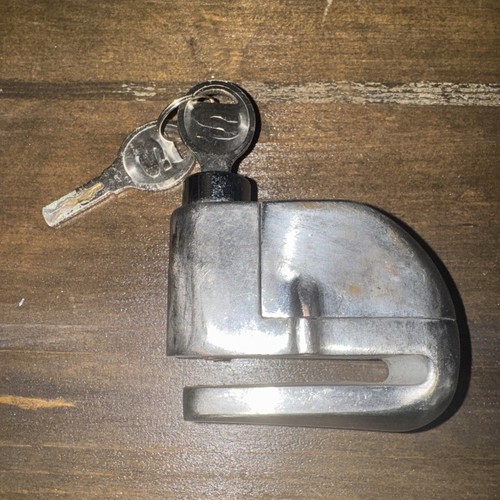 Motorcycle Disc Brake Lock w/ Alarm (Keyed) – Universal Fit