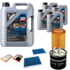 Pakiet inspekcyjny Liqui Moly Top Tec 4600 5W-30 9L do Mercedesa Klasy S