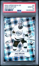 2024 UD ICE GRAYSCALE #6 ANZE KOPITAR 61/99 PSA 10