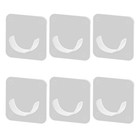  6 Pcs Duschvorhang Stange Vorhangstangenhaken Vorhangstangenhalterung