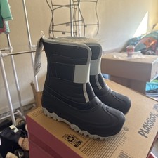 Member's Mark Boy's Warm Cozy Lining Easy On/Off Snow Boot Blue Cove, 6 