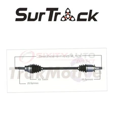 SurTrack MI-8181 CV Axle Shaft for Constant Velocity kl