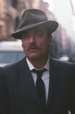 BR189-11 STACY KEACH Original 35mm Film Slide "THE NEW MIKE HAMMER" 1984 CBS-TV