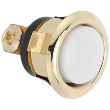  Round Doorbell Push Button - Wired Metal Door Bell Ringer Switch - Vintage