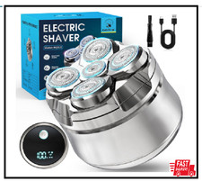 Head Shavers for Bald Men Magnetic Electric Razor Cordless Rechargeable Wate...