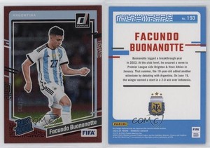 2023-24 Panini Donruss FIFA Rated Red /99 Facundo Buonanotte #193 Rookie RC