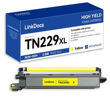 TN229XLY High Yield Yellow Toner Cartridge for Brother TN229XL TN-229XL Black...