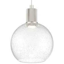 Access Lighting 63142LEDD/SDG Port Nine 8"W LED Mini Pendant - Silver