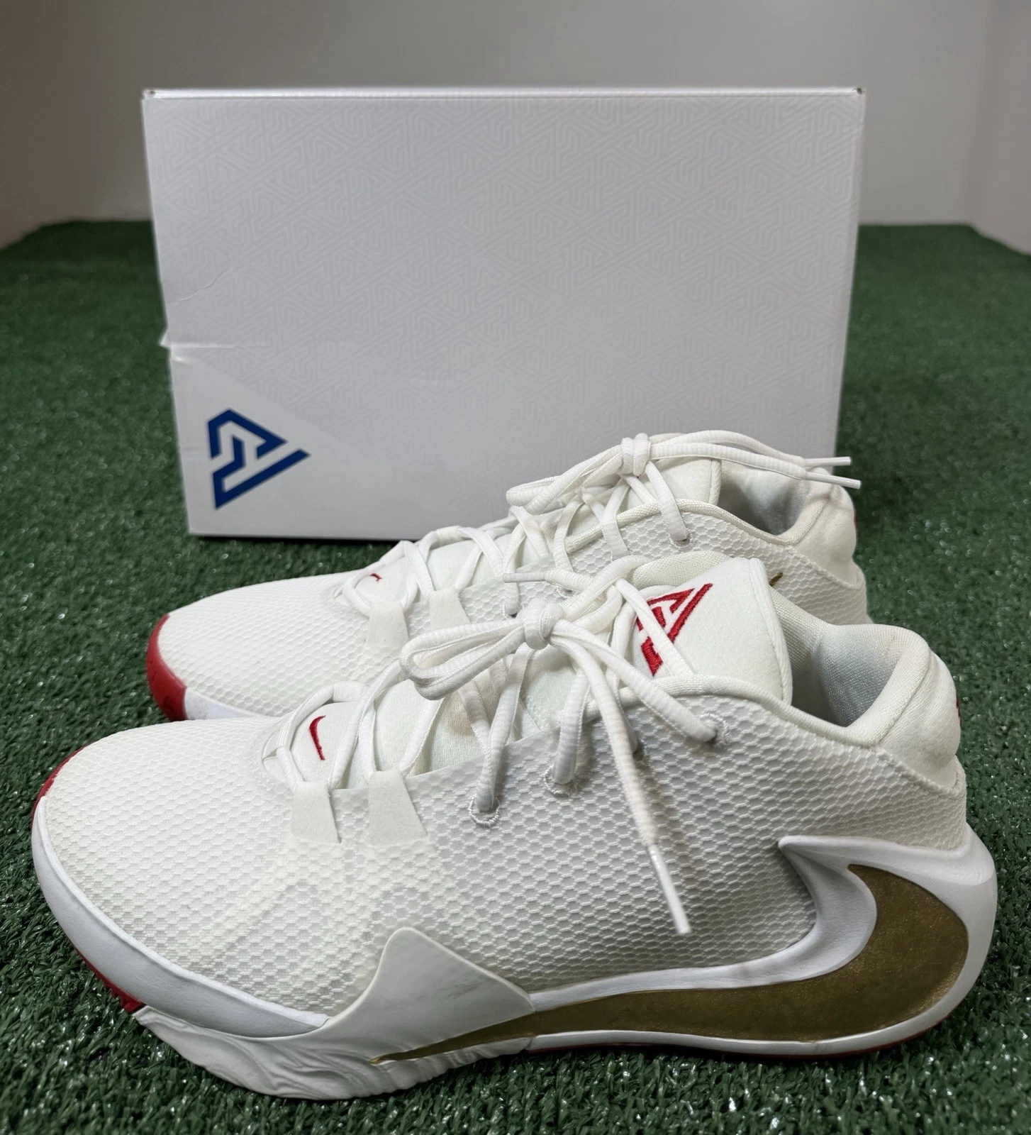 Nike Zoom Freak 1 NBY "Roses" Basketball Shoes BQ5422-100 Mens Size 10