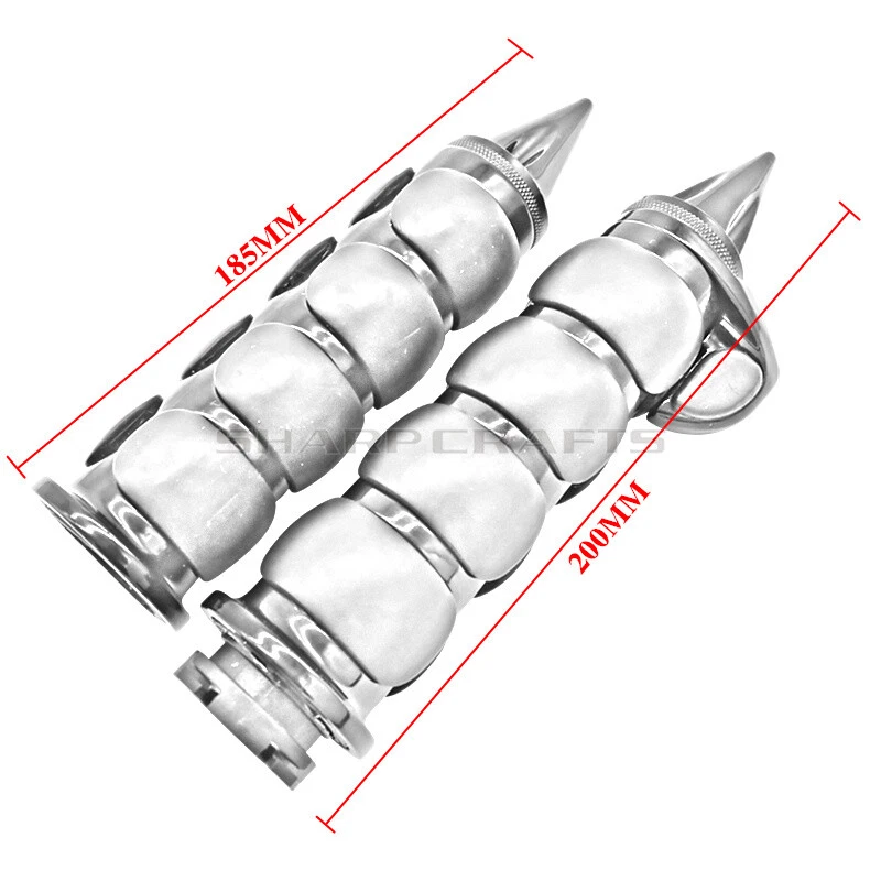 Empuñaduras de manillar de motocicleta clásicas de 1" para Harley Davidson Heritage Softail Foto 2 de 4