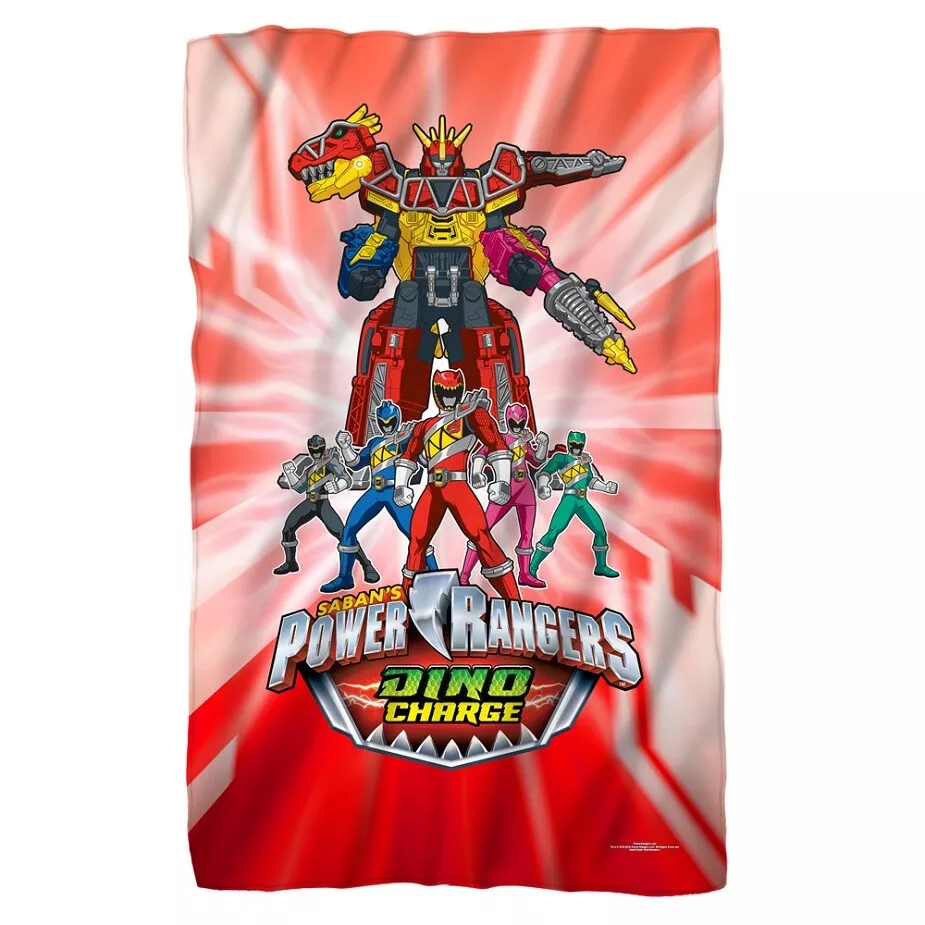 Power rangers fleece blanket hot sale