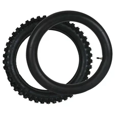 70/100-19 Front Tire + Inner Tube For Most Dirt Pit Bikes 50CC Up To 150CC