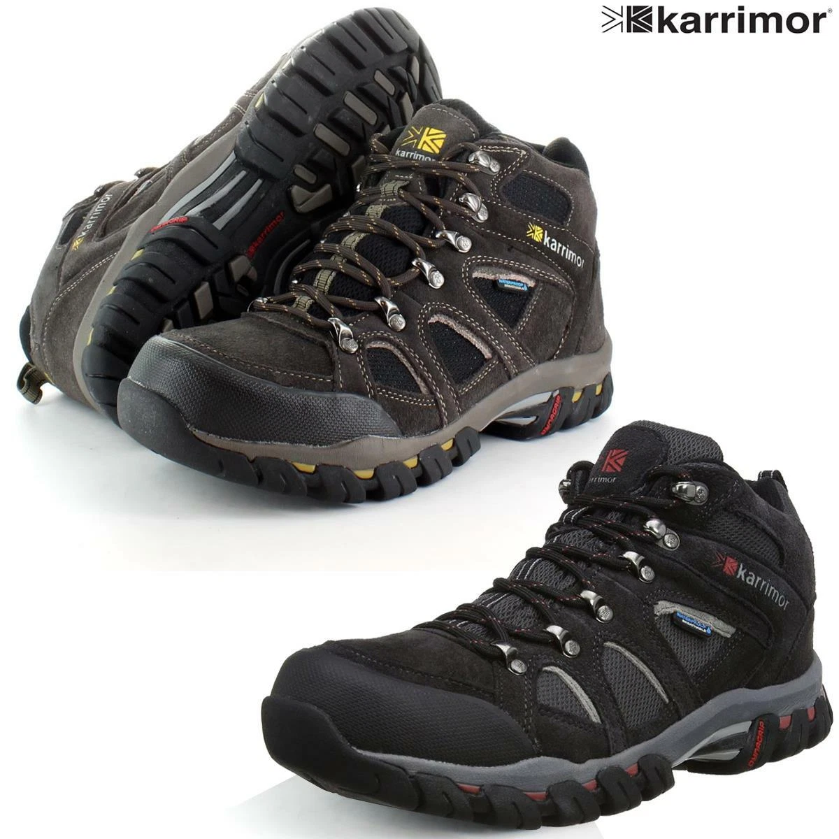 Men's Karrimor Bodmin IV Weathertite Mid Rise Waterproof Trekking Hiking Boots
