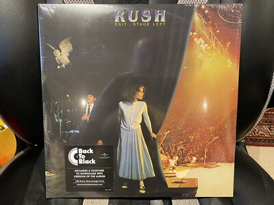 BRANDNEU RUSH EXIT... STAGE LINKS LIVE ALBUM DOPPELSCHWARZ VINYL WERKSEITIG VERSIEGELT