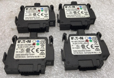 4PCS EATON CORPORATION KLOCKNER MOELLER M22-SWD-LED-R RED Contact Light ...