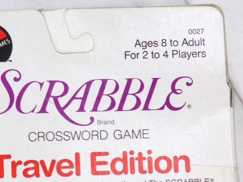 Vintage 1987 Selchow & Tighter Scrabble Crossword Game NIP Travel Edition - Picture 5 of 7