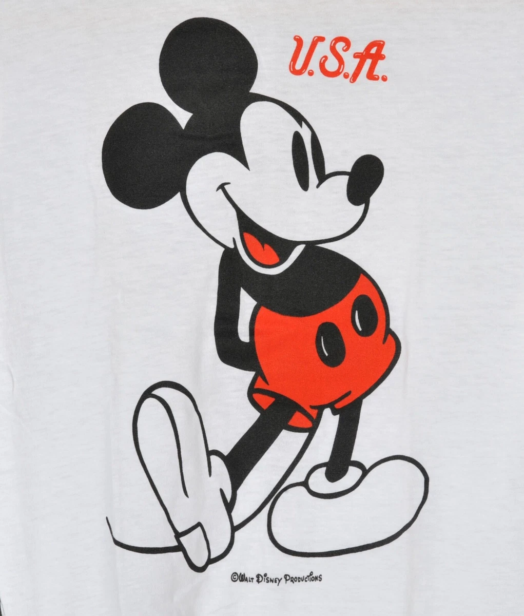 80s mickey sales mouse shirt