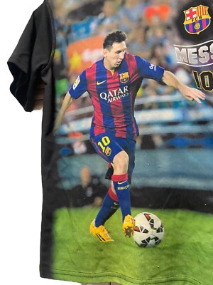FC Barcelona Lionel Messi All Over Print Jersey Football Soccer