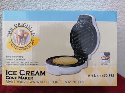Neu Hörnchen Maker ICE CREAM CONE MAKER TRI OVP unbenutzt 19cm