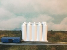 Bianco - SET Silos Farina - Scala Z 1:220 FACILE Montaggio 2 pz! La tua piccola città USA