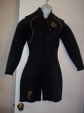 MARES Latitude 27 Parallel Black Long Sleeve Shorty Wetsuit Size M 3 MM EUC