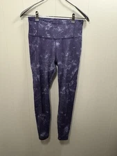 All In Motion Women’s Small Leggings Purple Ankle Soft Pockets Yoga Gym Fall I5