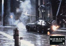MICHAEL KEATON BATMAN RETURNS  1992 VINTAGE LOBBY CARD #2 TIM BURTON