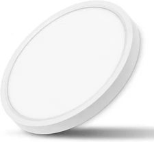 LED Flush Mount Ceiling Light, Super Slim Ceiling Light Fixture, 7 inch White