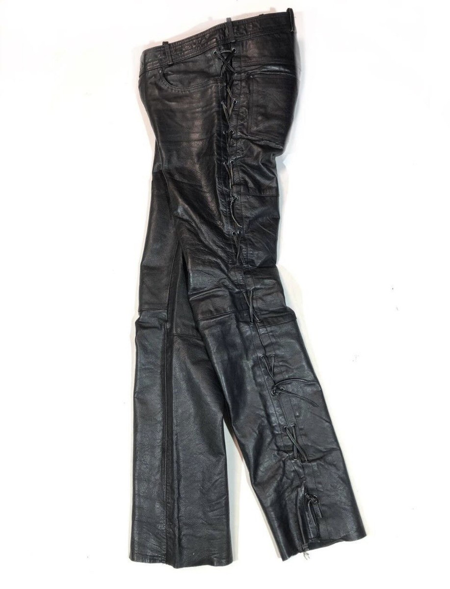 Louis Moto Biker Leather Pants Vintage | eBay