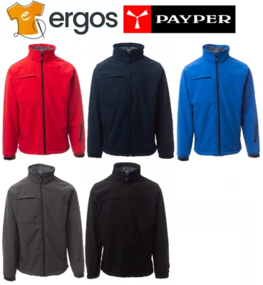 GIUBBOTTO Soft Shell PAYPER ALASKA Giubbino Giacca Traspirante Impermeabile Uomo