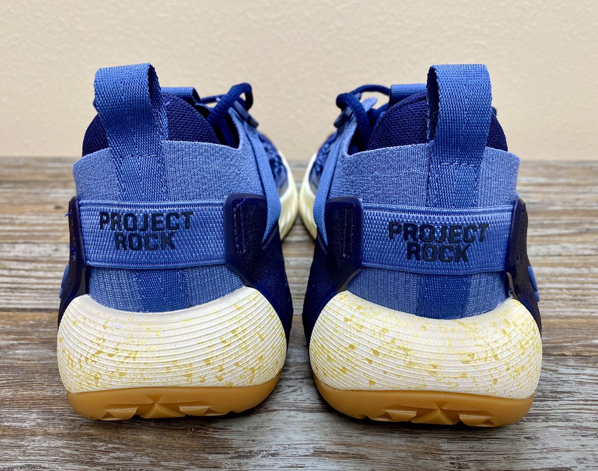 Under Armour Project Rock 6 Blue Gym Training Shoes 3026534