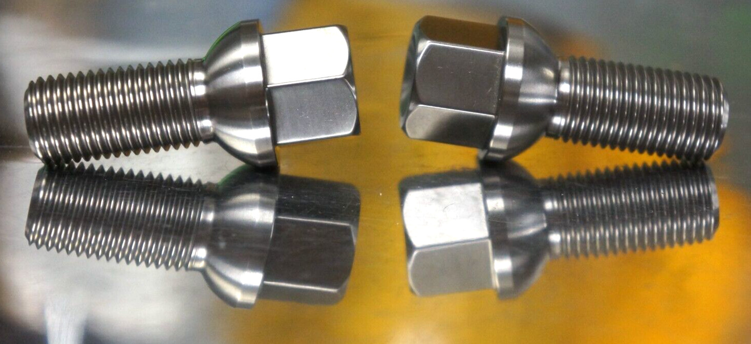 20x Titanium Wheel Lug Bolt 14x1.5 Audi VW Bentley Mercedes Genesis