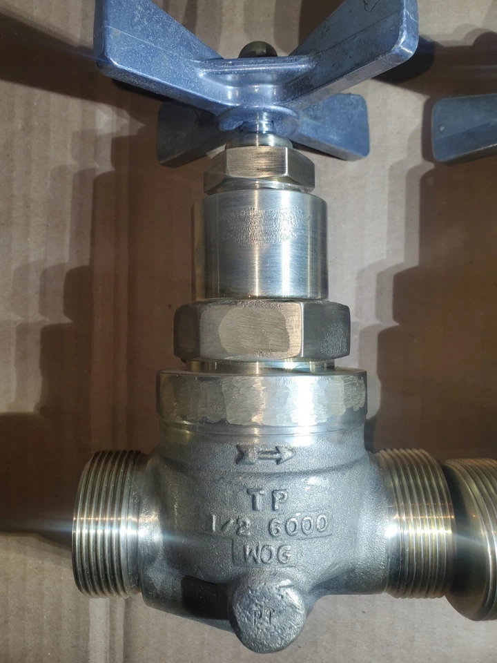 TP VÁLVULA GLOBO 1/2 pulgada. 6000 PSI 0.500 6GP80-3-PL218 Foto 3 de 4