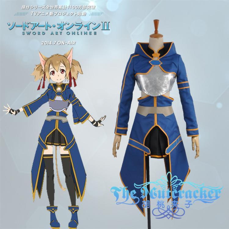 Sword Art OnlineⅡGun Gale Online GGO Cosplay Silica Keiko Ayano