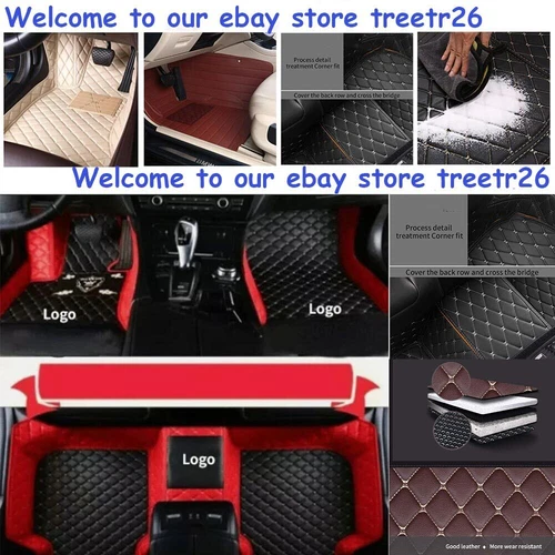 Fit For Toyota Corolla Car Floor Mats Luxury Custom Waterproof Auto Carpets Pads - Picture 6 of 37